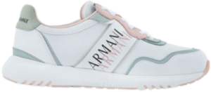 Giày Armani Exchange With Brand Logo 'White Pink'