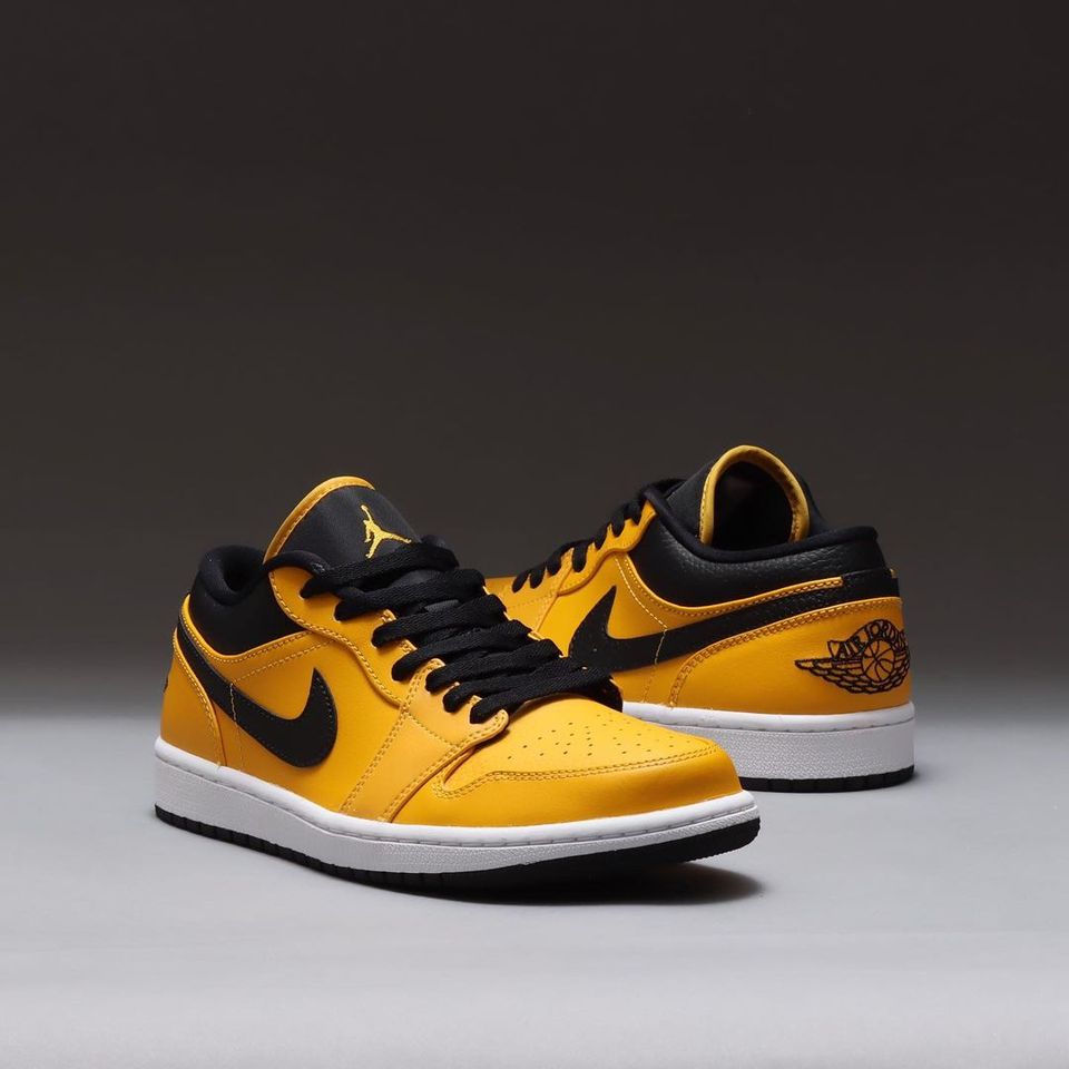 Giày Nike Air Jordan 1 Low 'University Gold Black' 553558-700 - Ảnh 8
