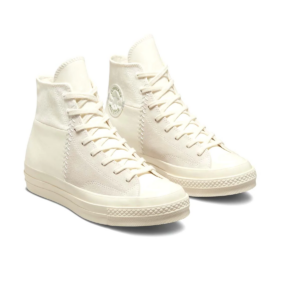 Giay Converse Chuck 70 Crafted Mixed Material High 'Egret' 172666C