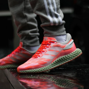 Alternative view of Giày Adidas 4D Runner 'Signal Coral' FW6838