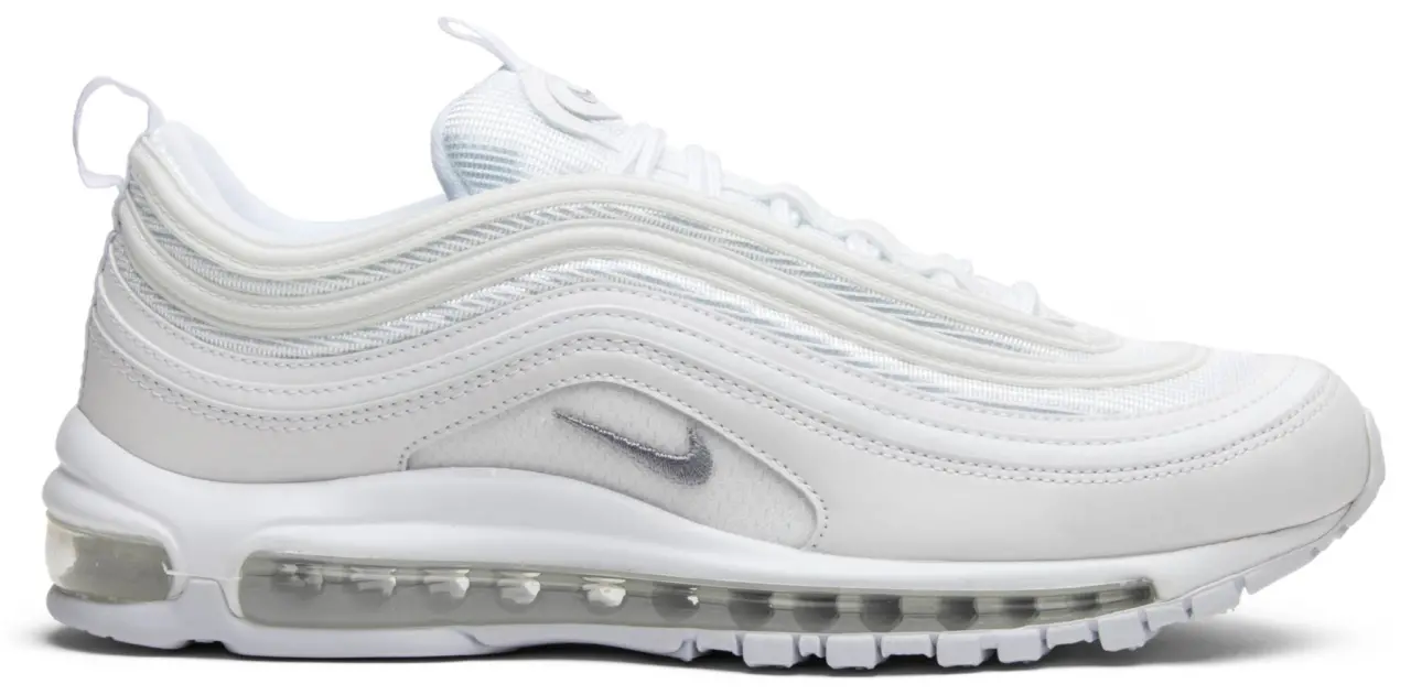 Giày Nike Air Max 97 'Triple White Wolf Grey' 921826-101