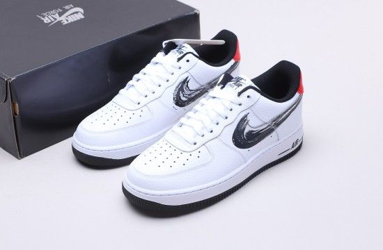 Giày Nike Air Force 1 Low 'Brushstroke Swoosh White' DA4657-100 - Ảnh 5