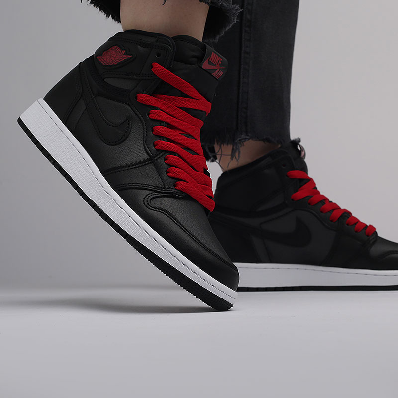 Giày Nike Air Jordan 1 Retro High OG BG 'Black Gym Red' 575441-060 - Ảnh 2