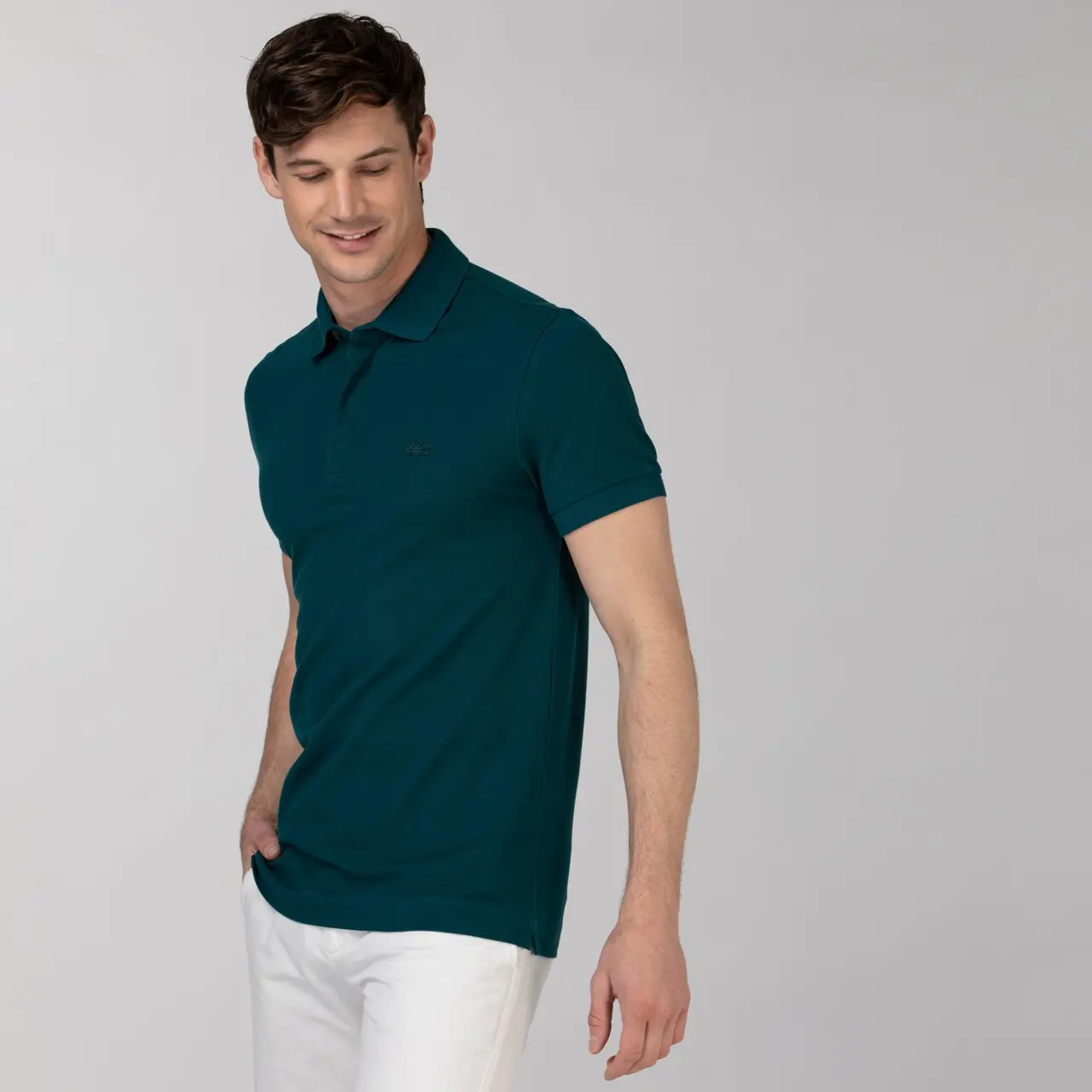 Ao Lacoste Paris Polo Shirt Regular Fit 'Dark Green' PH5522-2S9