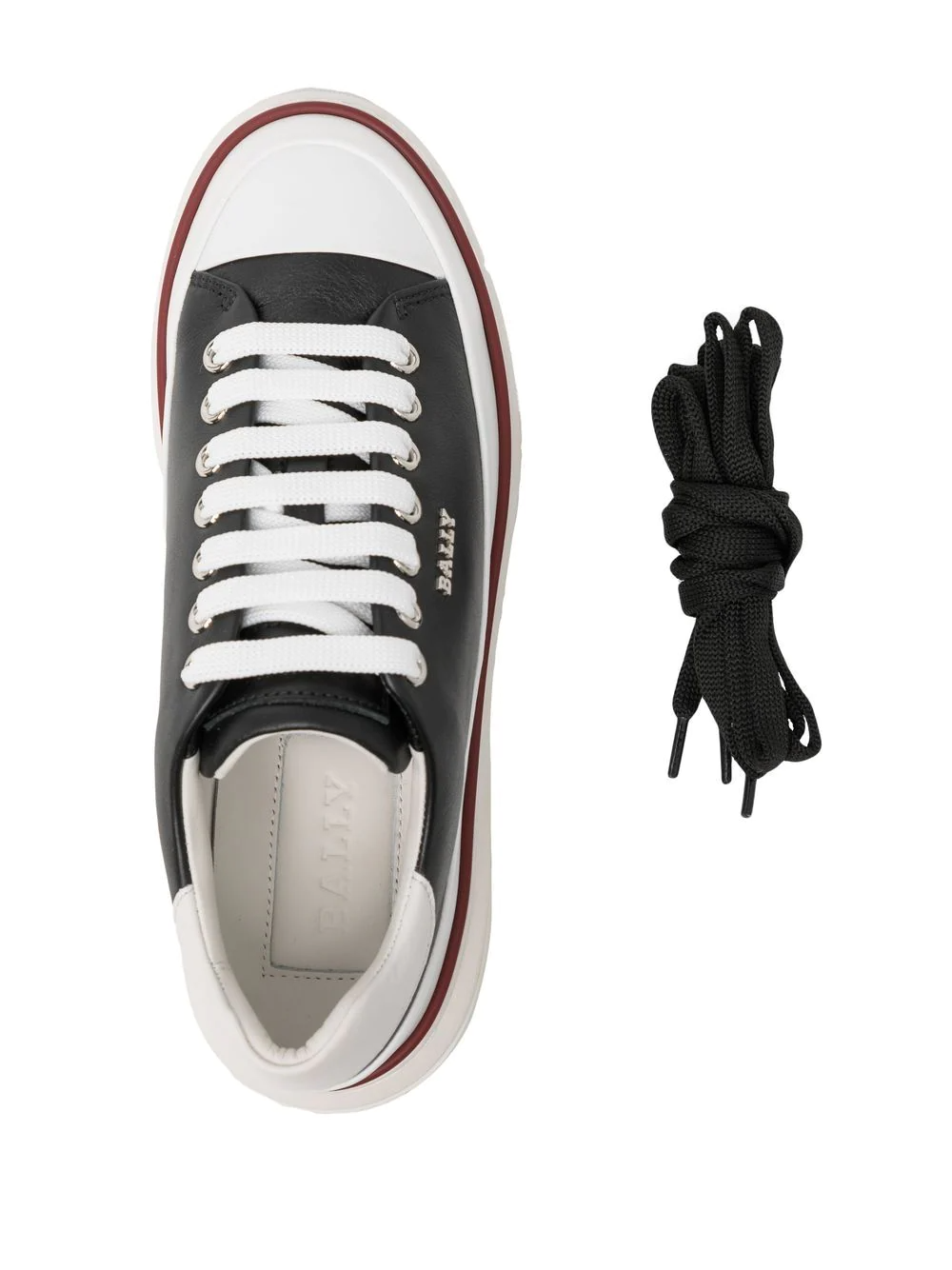 Giày Bally Maily Low Top 'Black' MAILY W 905 - Ảnh 2