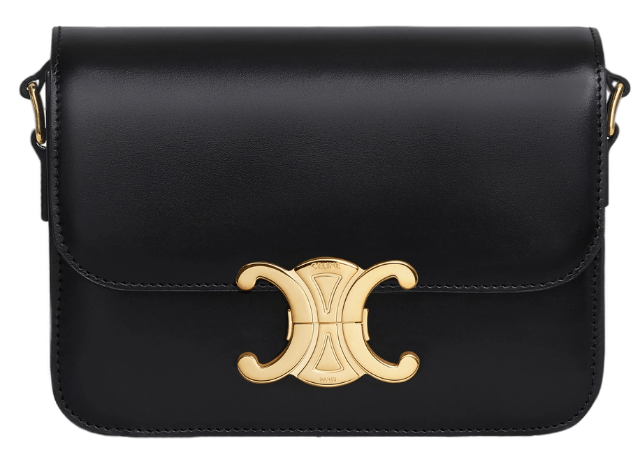 Tui Celine Classique Triomphe 'Gold Black' 188423BF4-38NO