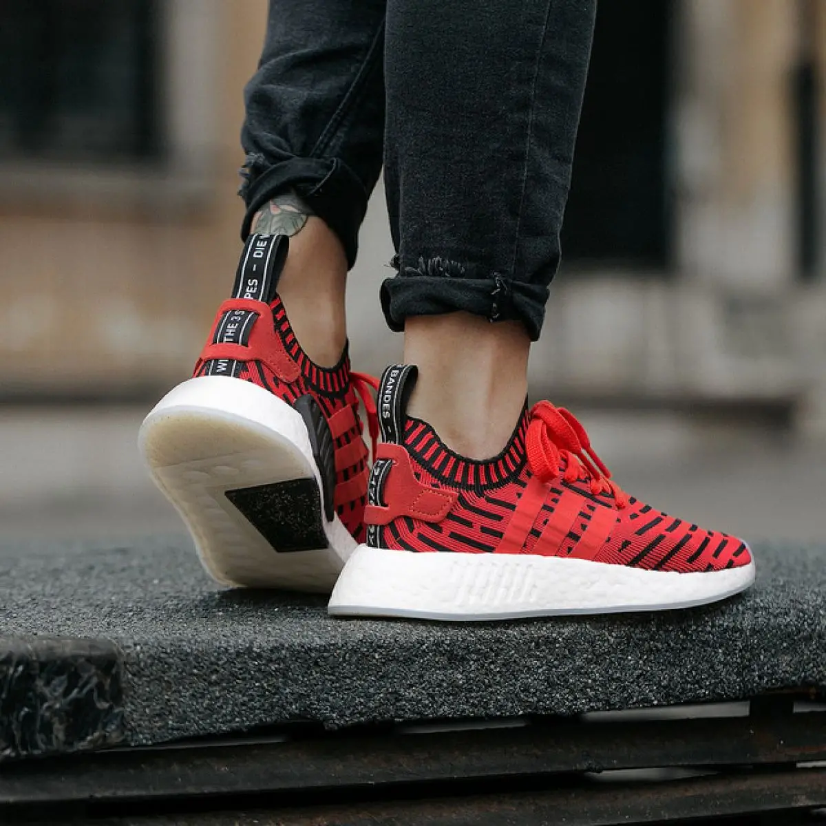 Alternative view of Giày Adidas NMD_R2 PK 'Core Red'  BB2910