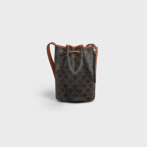 Alternative view of Túi Celine Small Drawstring bag In Trimphe Canvas And Calfskin 191142BZJ-04LU
