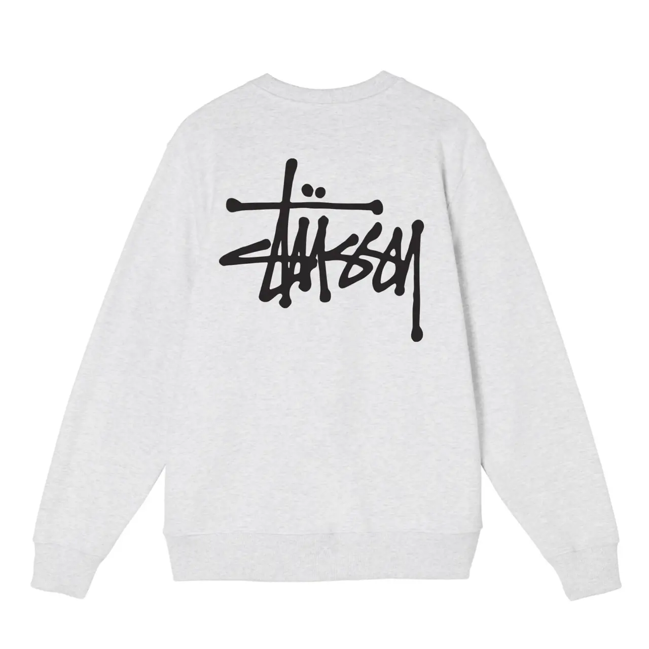 Alternative view of Áo Stussy Basic Stock Crew Grey