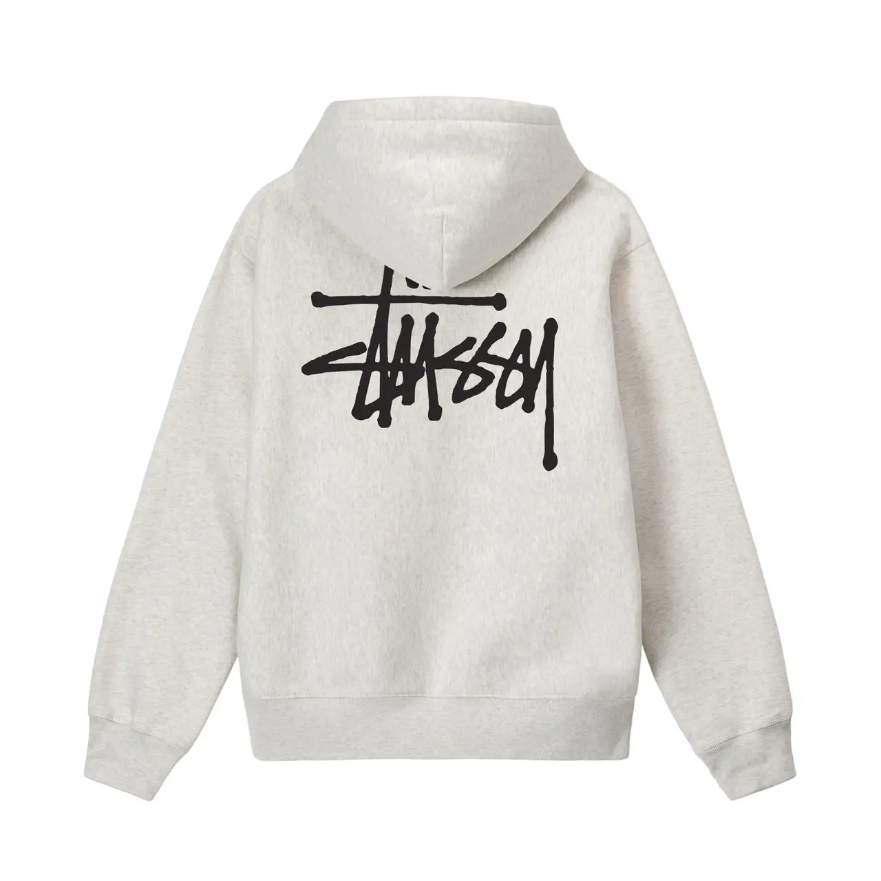 Ao Stussy Basic Stussy Hoodie 2023 'Ash Heather'