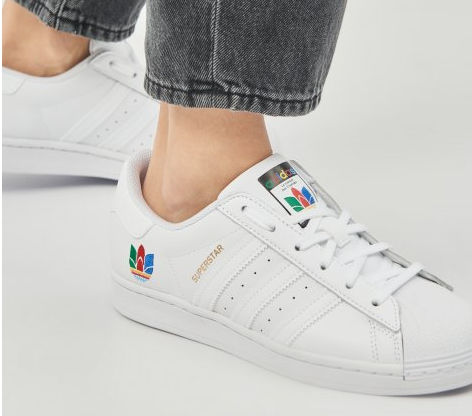 Giày Adidas Wmns Superstar 'White Real Magenta' FW3694 - Ảnh 4