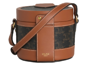 Túi Celine Tambour Bag Canvas And Calfskin Tan 195642BZJ-04LU
