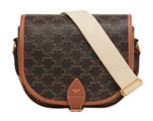 Túi Celine Large Strap Folco Canvas 'Black' 196932BZJ-04LU