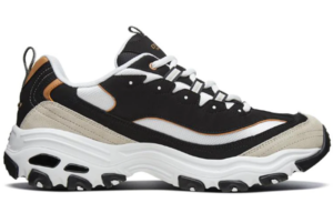 Alternative view of Giày Skechers D'Lites 1.0 'Black Gold' 666114-BKGD