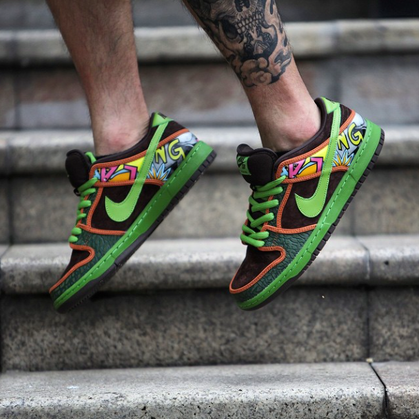 Giày Nike SB Dunk Low 'De La Soul' 789841-332 - Ảnh 4