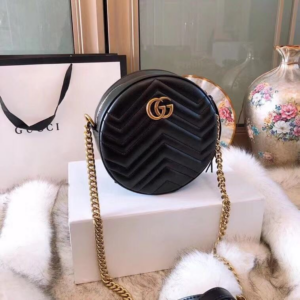 Alternative view of Túi Gucci GG Marmont Mini Round Shoulder Bag 550154 0OLET 1000