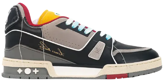 Giày Louis Vuitton Trainer Monogram Red Yellow 1A8Q95