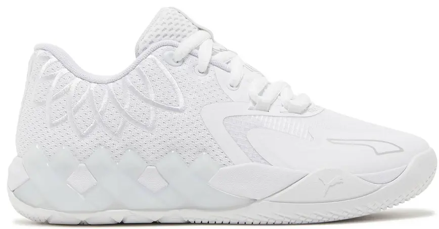 Giày Puma Lo Big Kid 'Triple White' 377368-04