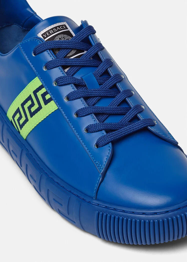Giày Versace Greca Trainers 'Blue Green' DSU8404-1A00775-2UA10 - Ảnh 3