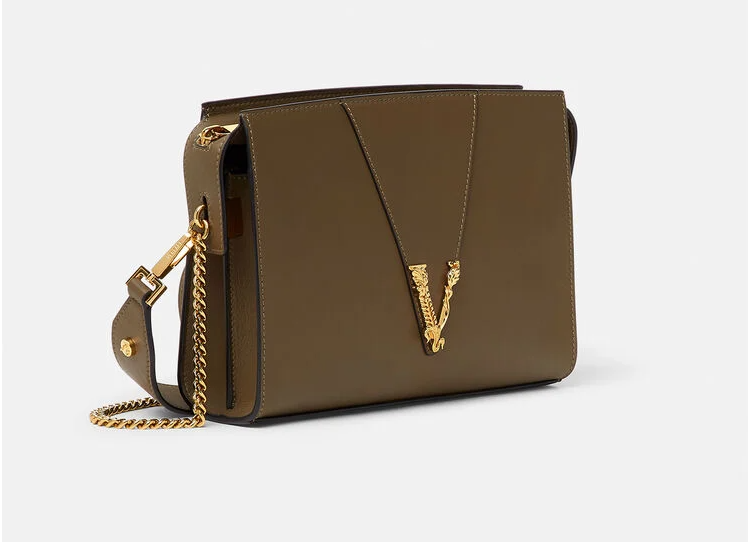 Túi Versace Virtus Shoulder Print 1002997-1A02641-1K25V - Ảnh 4