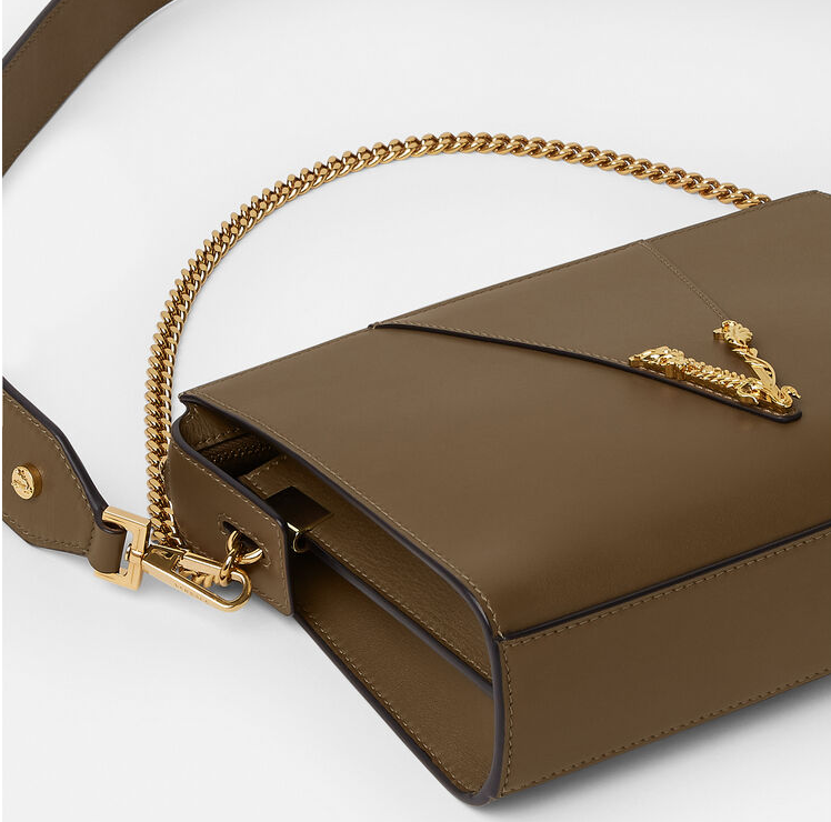 Túi Versace Virtus Shoulder Print 1002997-1A02641-1K25V - Ảnh 3