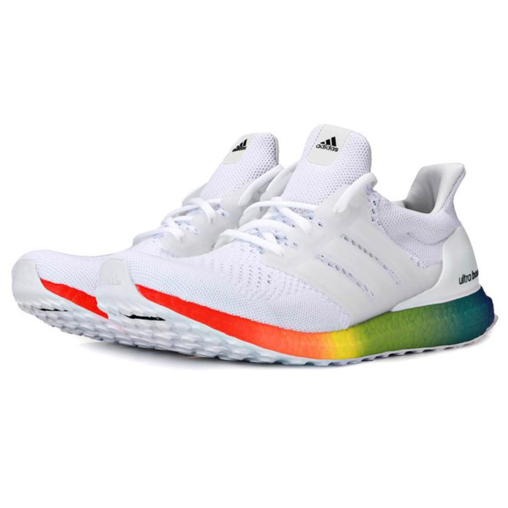 Giày Adidas Ultraboost 20 'Rainbow White' FY2299 - Ảnh 2