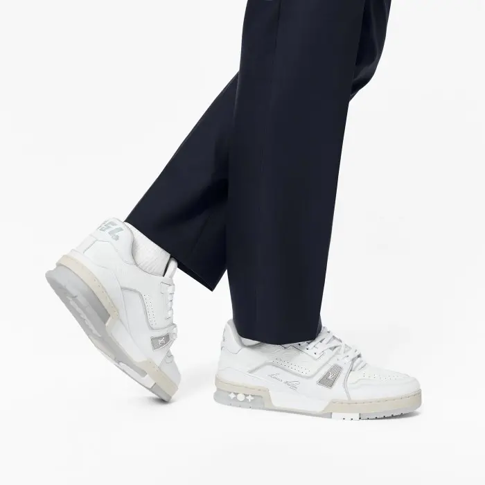 Alternative view of Giày Louis Vuitton LV Trainers 'All White' 1A8WAV