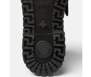 Alternative view of Giày Versace La Medusa Combat Boots Black 1003990-1A02844-1B00B