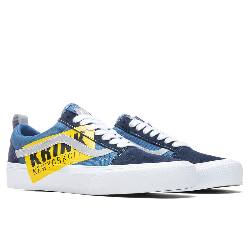Giay Vans Vault x Krink Old Skool LX 'Blue' VN0A4BVF173