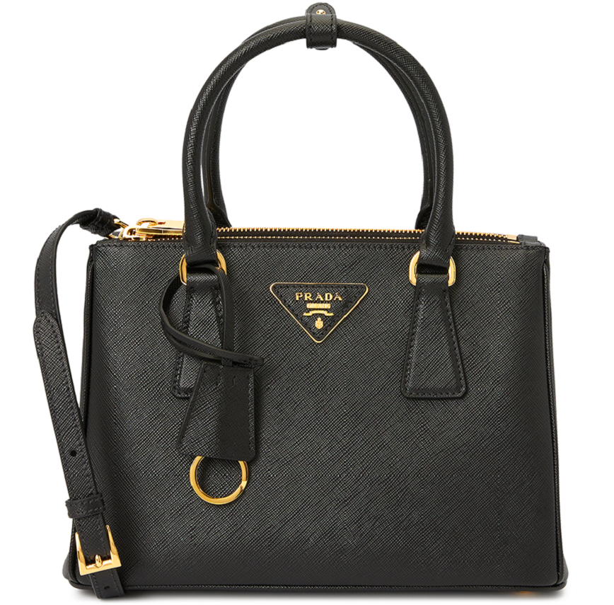 Tui Prada Saffiano Lux Galleria 'Black' 1BA896-NZV-F0002