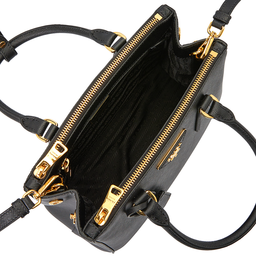 Tui Prada Saffiano Lux Galleria 'Black' 1BA896-NZV-F0002