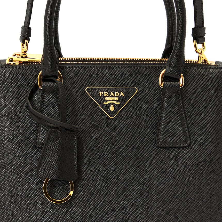 Tui Prada Saffiano Lux Galleria 'Black' 1BA896-NZV-F0002