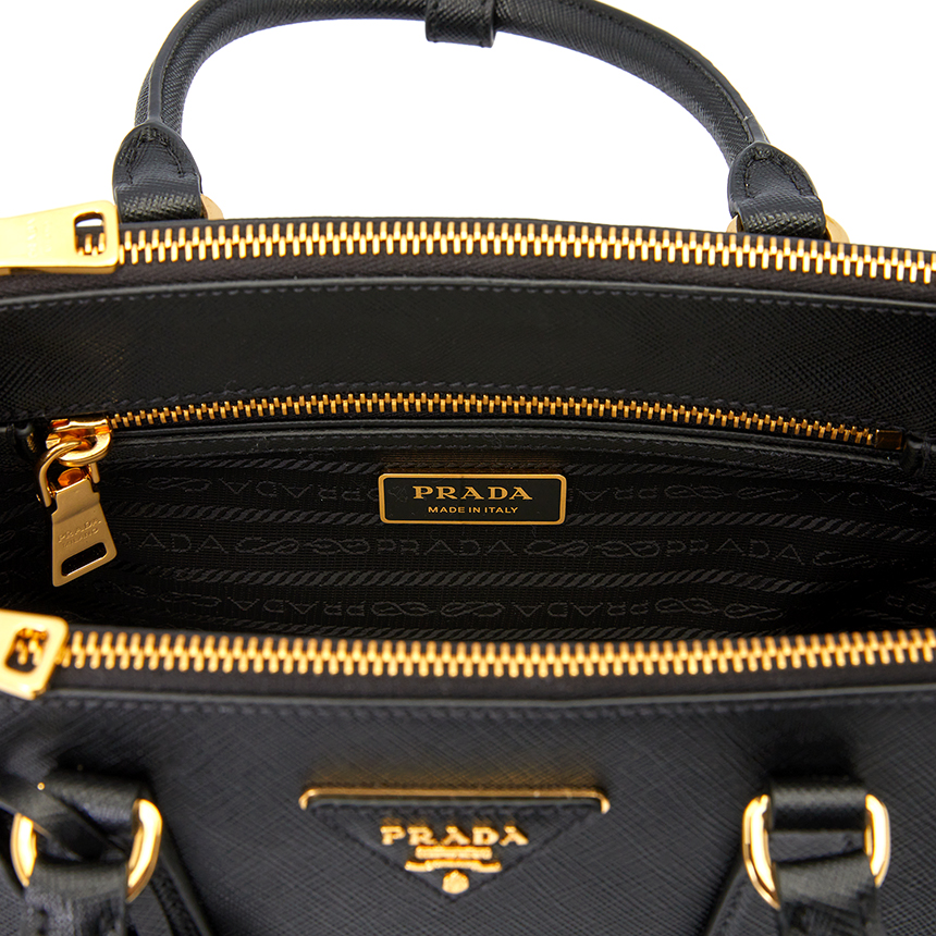 Tui Prada Saffiano Lux Galleria 'Black' 1BA896-NZV-F0002