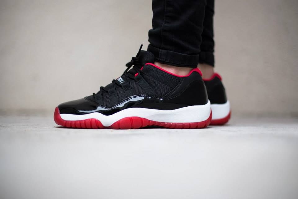 Giày Nike Air Jordan 11 Retro Low BG 'Bred' 528896-012 - Ảnh 4