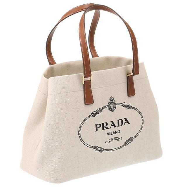 Túi Prada Women's Canvas Shopper Shoulder Bag 1BG355-2DLI-F0A5T - Ảnh 4