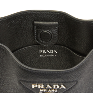 Tui Prada Vitello Dino Mini 'Black' 1BH191-2DKV-F0002