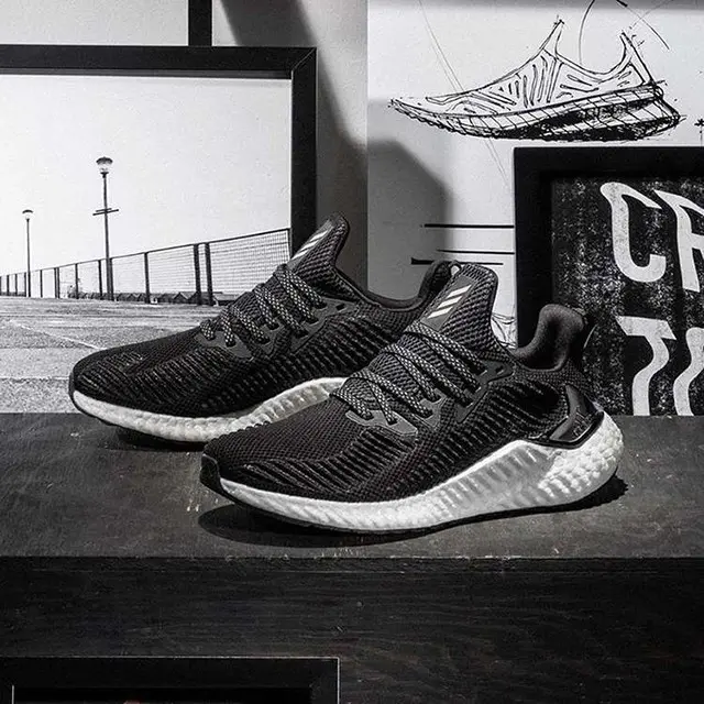 Alternative view of Giày Adidas Wmns Alphaboost 'Black' EF1183