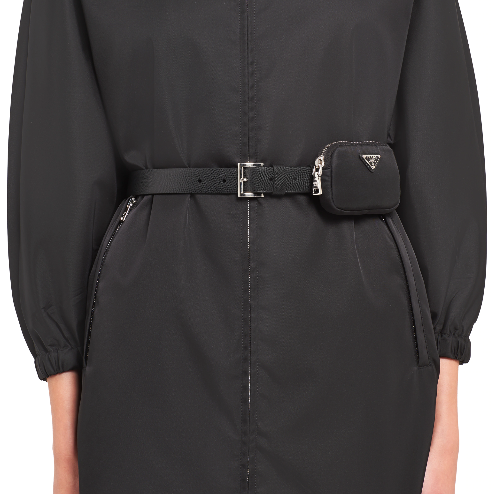 Thắt Lưng Prada Saffiano Leather Belt With Pouch 1CM237-053-F0632 - Ảnh 2