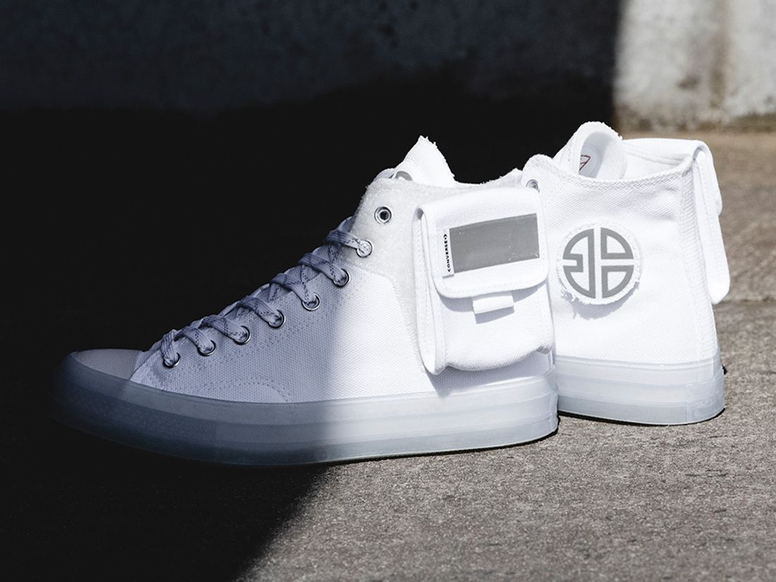Giày Converse Lay Zhang x Chuck 70 High 'White' 167418C - Ảnh 4