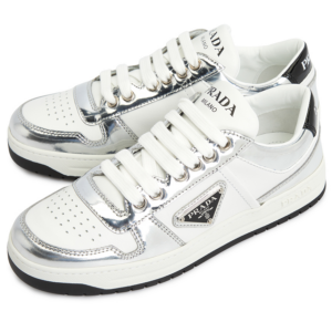 Giay Prada Downtown Triangle Logo 'White' 1E792M-3LL2-F0J36