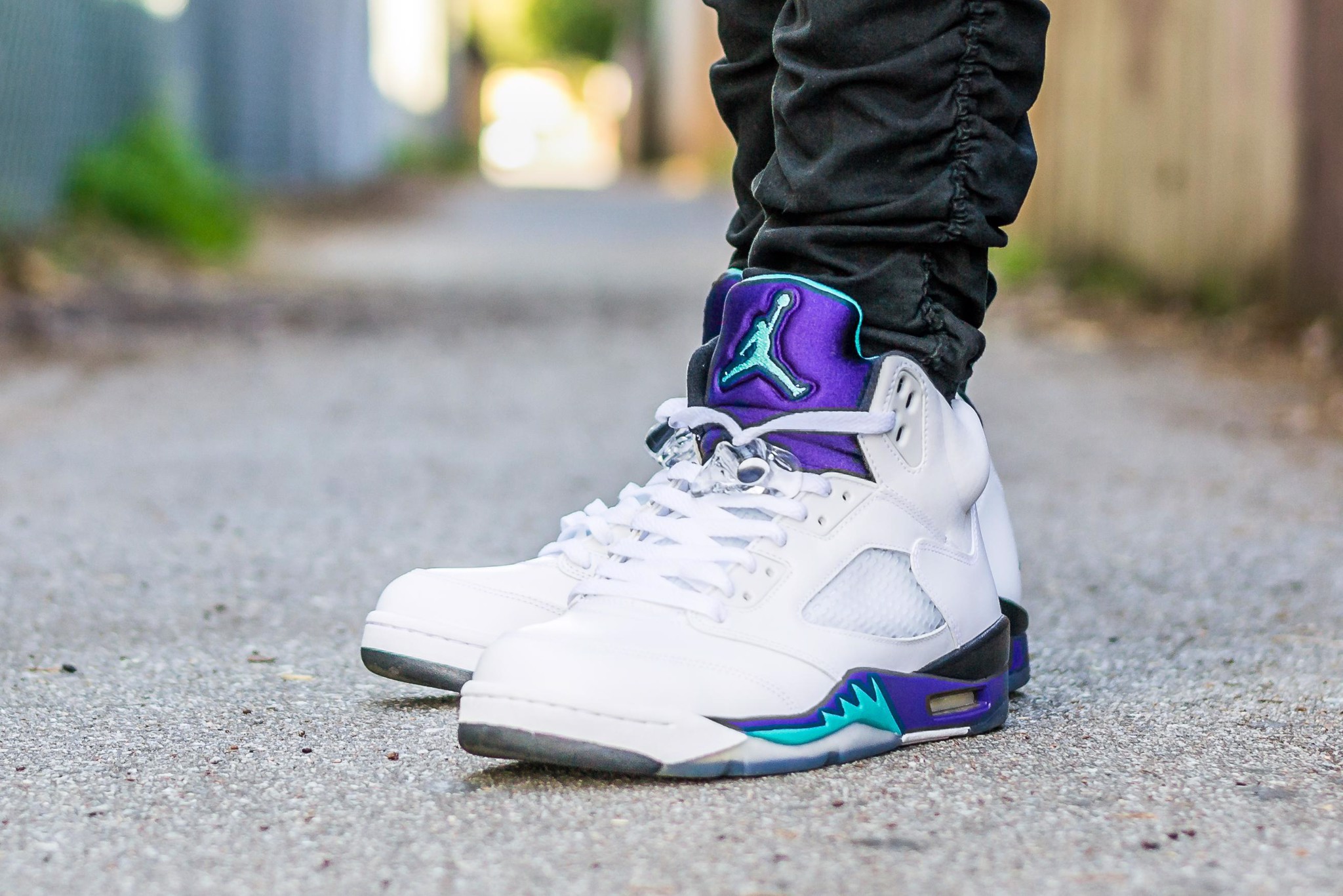 Giày Nike Air Jordan 5 Retro 'Grape' 2013 136027-108 - Ảnh 5