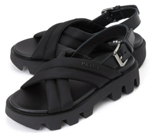 Alternative view of Dép Prada Scratch_Used Logo 'Black' 1X265M-LSV-F0002