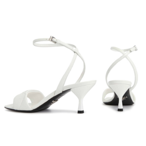 Alternative view of Dép Prada Logo Quilted Nappa 'White' 1X825M-038-F0009