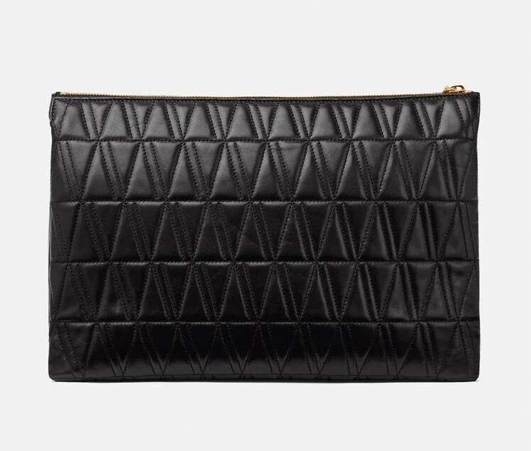 Túi Versace Virtus Shoulder Black 1003002-DNATR4-1B00V - Ảnh 5