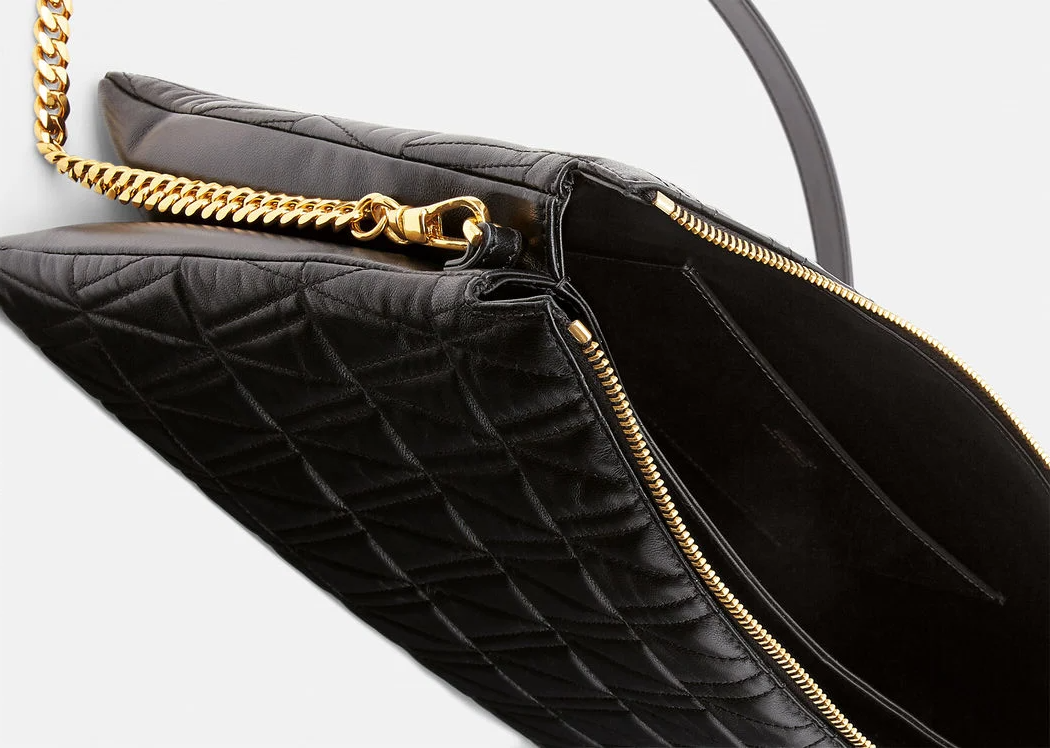 Túi Versace Virtus Shoulder Black 1003002-DNATR4-1B00V - Ảnh 6