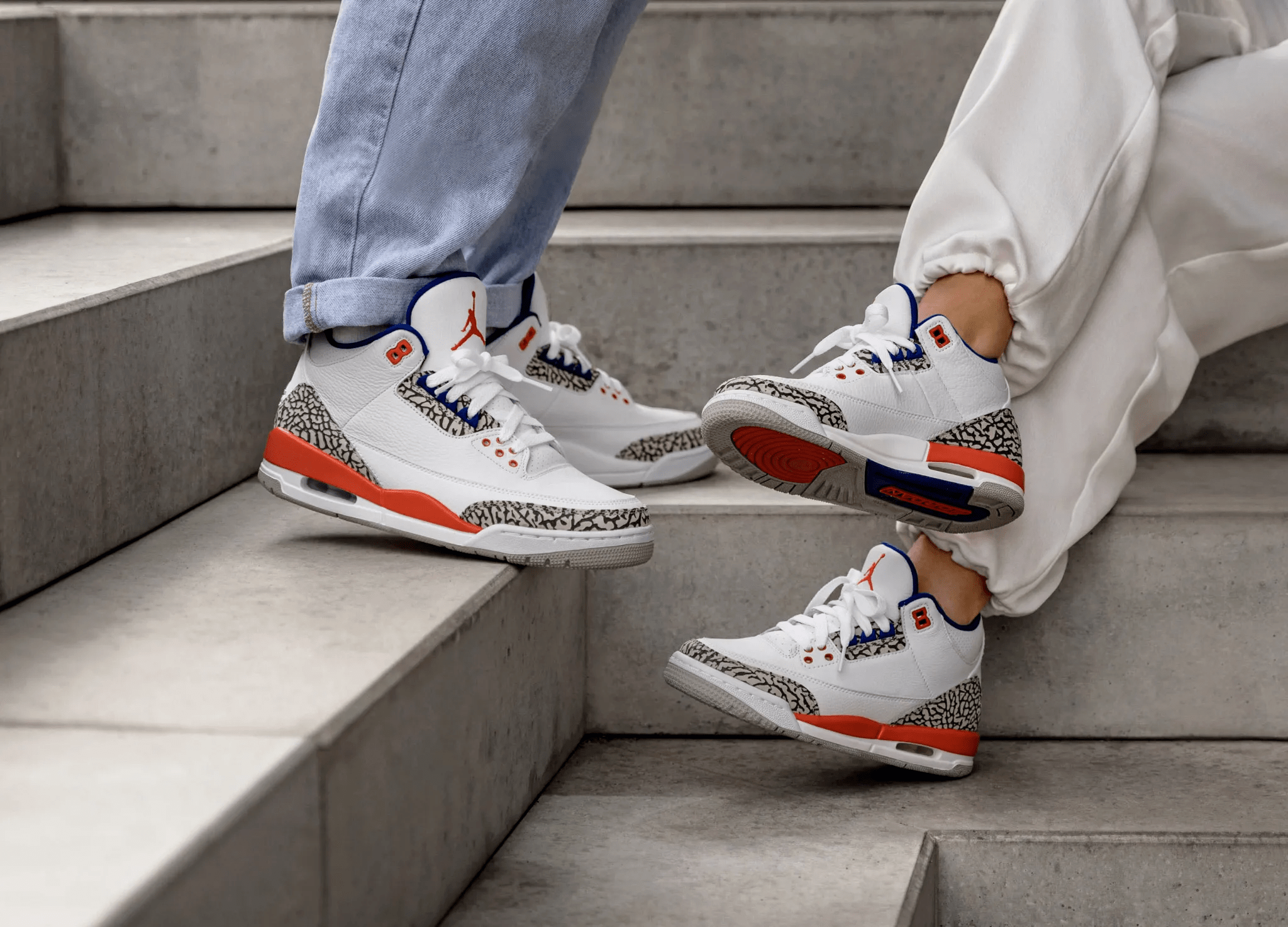 Giày Nike Air Jordan 3 Retro Knicks 136064-148 - Ảnh 2