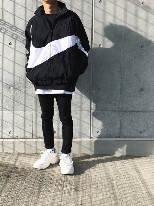 Áo Nike Sportswear 'Swoosh' Woven Black Windbreaker AR3133-010 - Ảnh 7