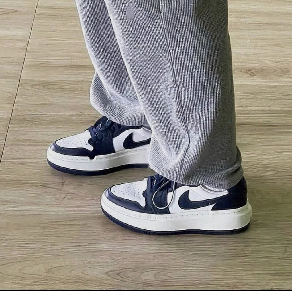 Giày Nike Air Jordan 1 Low Elevate 'Navy White' DH7004-141 - Ảnh 4