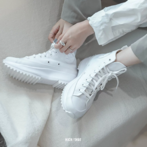 Alternative view of Giày Converse Run Star Hike High 'Triple White' 170777C
