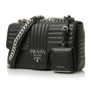 Alternative view of Túi Prada Diagram Leather Shoulder Bag 1BD108-2D91-F0633-COX